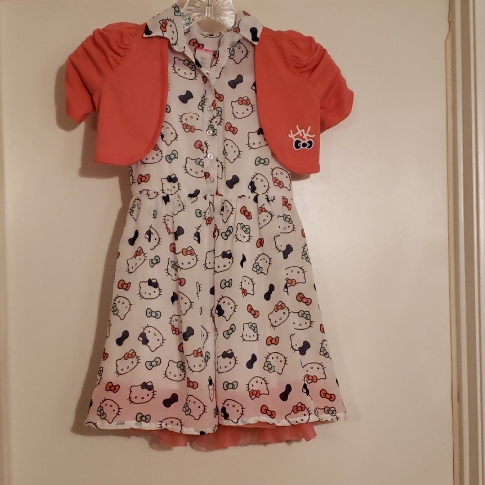 Little girls Hello Kitty Sleeveless dress sz 4